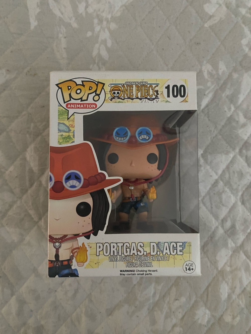 Funko Pop! Animation One Piece #100 Portgas D. Ace Rare 2016 Edition